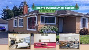 Private Home - #RedwoodSkyWalkRetreat - 5BD, Pro Pool Table, BBQ, Foosball, Darts, Fireplace, Movie Projector, Stereo, Cotton Bedding